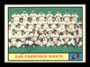 Eddie Bressoud Autographed 1961 Topps Team Card #167 San Francisco Giants SKU #169773