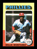 Willie Montanez Autographed 1975 Topps Mini Card #162 Philadelphia Phillies SKU #168602