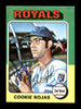 Cookie Rojas Autographed 1975 Topps Mini Card #169 Kansas City Royals SKU #168603