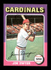 Jim Dwyer Autographed 1975 Topps Mini Card #429 St. Louis Cardinals SKU #168644