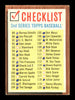 Mickey Vernon Autographed 1962 Topps Checklist Card #98 Washington Senators SKU #169904