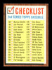 Stu Miller Autographed 1962 Topps Checklist Card #98 San Francisco Giants SKU #169905