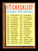 Joe Cunningham Autographed 1962 Topps Checklist Card #192 Chicago White Sox SKU #169932