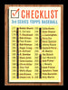 Mel McGaha Autographed 1962 Topps Checklist Card #192 Cleveland Indians SKU #169933