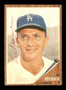 Ed Roebuck Autographed 1962 Topps Card #535 Los Angeles Dodgers High Number SKU #170027