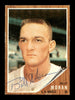 Billy Moran Autographed 1962 Topps Card #539 Los Angeles Angels High Number SKU #170028