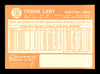 Frank Lary Autographed 1964 Topps Card #197 Detroit Tigers SKU #170263