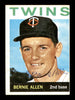 Bernie Allen Autographed 1964 Topps Card #455 Minnesota Twins SKU #170323
