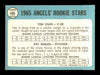 Tom Egan Autographed 1965 Topps Rookie Card #486 Los Angeles Angels SKU #170546