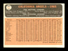 Bob Lee Autographed 1966 Topps Team Card #131 California Angels SKU #170614
