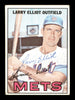 Larry Elliot Autographed 1967 Topps Card #23 New York Mets SKU #170750
