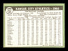 Ed Charles Autographed 1967 Topps Team Card #262 Kansas City A's SKU #170822