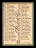 Mike Hershberger Autographed 1967 Topps Checklist Card #278 Kansas City A's SKU #170826