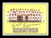 Dick Bosman Autographed 1967 Topps Team Card #437 Washington Senators SKU #170899