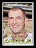 Len Gabrielson Autographed 1967 Topps Card #469 California Angels SKU #170907