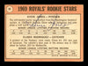 Steve Jones Autographed 1969 Topps Rookie Card #49 Kansas City Royals SKU #170964
