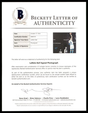 LaMelo Ball Autographed 16x20 Photo Charlotte Hornets Beckett BAS QR Stock #209480
