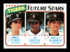 Mike Chris & Bruce Robbins Autographed 1980 Topps Rookie Card #666 Detroit Tigers SKU #166414
