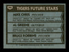 Mike Chris & Bruce Robbins Autographed 1980 Topps Rookie Card #666 Detroit Tigers SKU #166414
