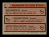 Bob Babcock & Jerry Don Gleaton Autographed 1981 Topps Rookie Card #41 Texas Rangers SKU #166417