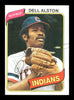 Dell Alston Autographed 1980 Topps Card #198 Cleveland Indians SKU #166473