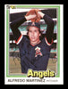 Alfredo "Fred" Martinez Autographed 1981 Donruss Card #172 California Angels SKU #166478