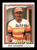 Jeffrey Leonard Autographed 1981 Donruss Card #264 Houston Astros SKU #166484
