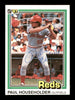 Paul Householder Autographed 1981 Donruss Rookie Card #303 Cincinnati Reds SKU #166488