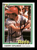 Harry Spilman Autographed 1981 Donruss Card #304 Cincinnati Reds SKU #166491