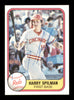 Harry Spilman Autographed 1981 Fleer Card #209 Cincinnati Reds SKU #166526
