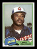 Larry Bradford Autographed 1981 Topps Card #542 Atlanta Braves SKU #166544