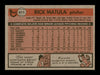 Rick Matula Autographed 1981 Topps Card #611 Atlanta Braves SKU #166551