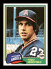Alfredo "Fred" Martinez Autographed 1981 Topps Card #227 California Angels SKU #166585