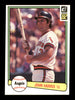 John Harris Autographed 1982 Donruss Card #444 California Angels SKU #166593
