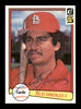 Julio Gonzalez Autographed 1982 Donruss Card #645 St. Louis Cardinals SKU #166611