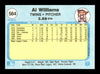 Al Williams Autographed 1982 Fleer Card #564 Minnesota Twins SKU #166633