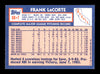 Frank LaCorte Autographed 1984 Topps Card #68T California Angels SKU #166680