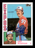 Andy McGaffigan Autographed 1984 Topps Card #78T Montreal Expos SKU #166682