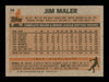 Jim Maler Autographed 1983 Topps Rookie Card #54 Seattle Mariners SKU #166711