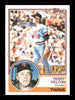 Terry Felton Autographed 1983 Topps Card #181 Minnesota Twins SKU #166720