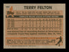 Terry Felton Autographed 1983 Topps Card #181 Minnesota Twins SKU #166721
