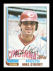 Mike O'Berry Autographed 1982 Topps Card #562 Cincinnati Reds SKU #166769