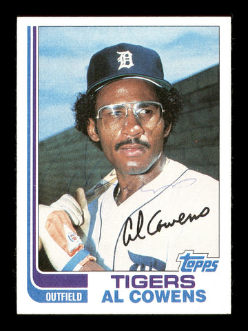 Al Cowens Autographed 1982 Topps Card #575 Detroit Tigers SKU #166770