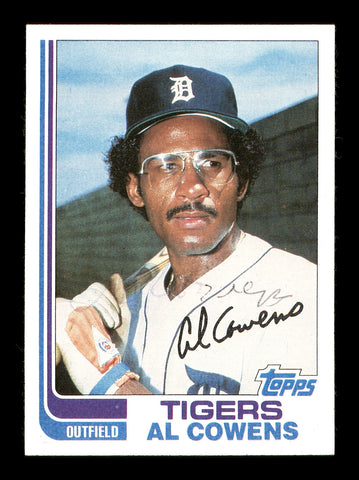 Al Cowens Autographed 1982 Topps Card #575 Detroit Tigers SKU #166771