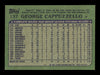 George Cappuzzello Autographed 1982 Topps Card #137 Detroit Tigers SKU #166809