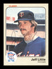 Jeff Little Autographed 1983 Fleer Card #619 Minnesota Twins SKU #166840