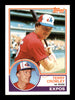 Terry Crowley Autographed 1983 Topps Card #22T Montreal Expos SKU #166845