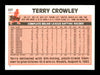 Terry Crowley Autographed 1983 Topps Card #22T Montreal Expos SKU #166845