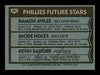 Ramon Aviles & Kevin Saucier Autographed 1980 Topps Rookie Card #682 Philadelphia Phillies SKU #166882