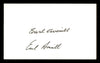 Earl Averill Sr. & Earl Averill Jr. Autographed 3x5 Index Card SKU #171220